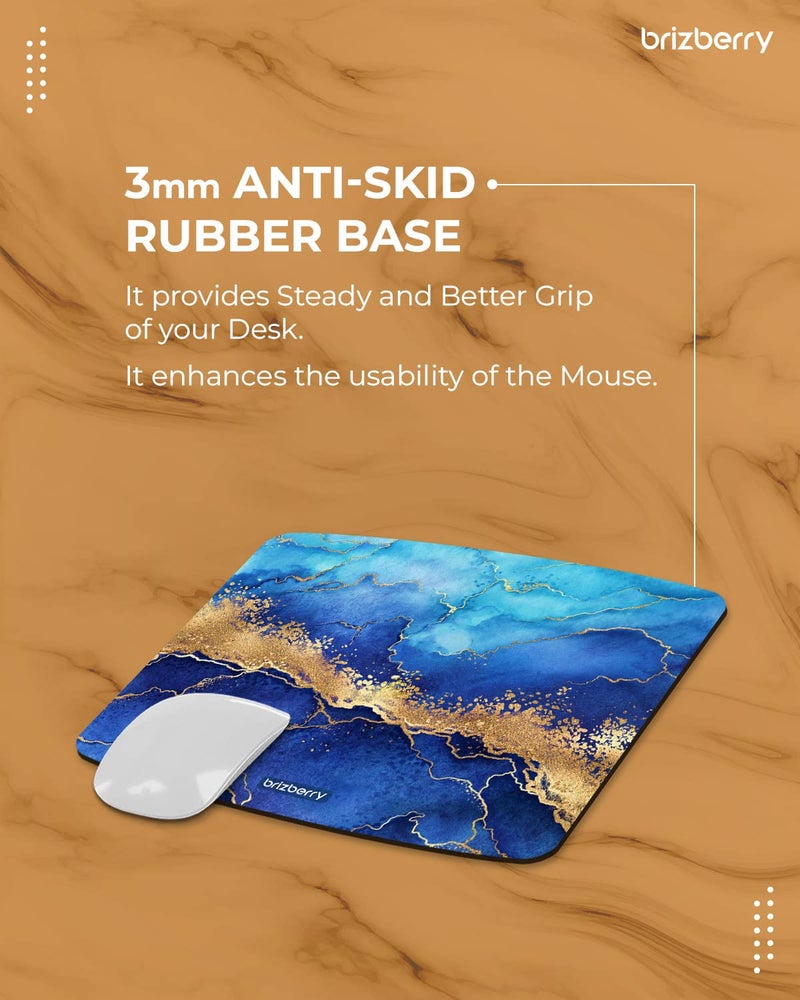 ARTBRIZ Brizberry Mouse Pad, Large Printed Premium Textured Waterproof Anti Skid Rubber Base for Desktop Laptop Gaming Professional 240X210X3mm [20% Larger] (308CS - Pack of 1) - Image 3