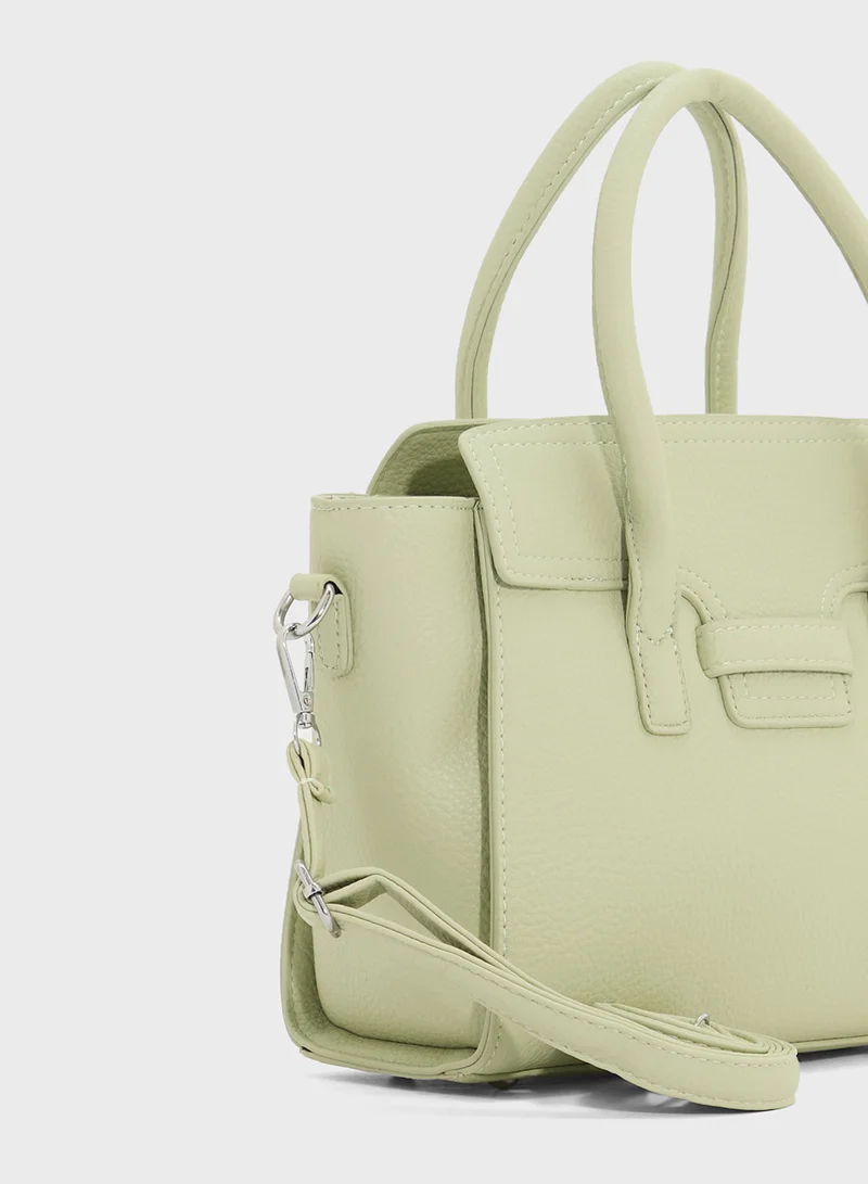 ELLA Tonal Detail Satchel