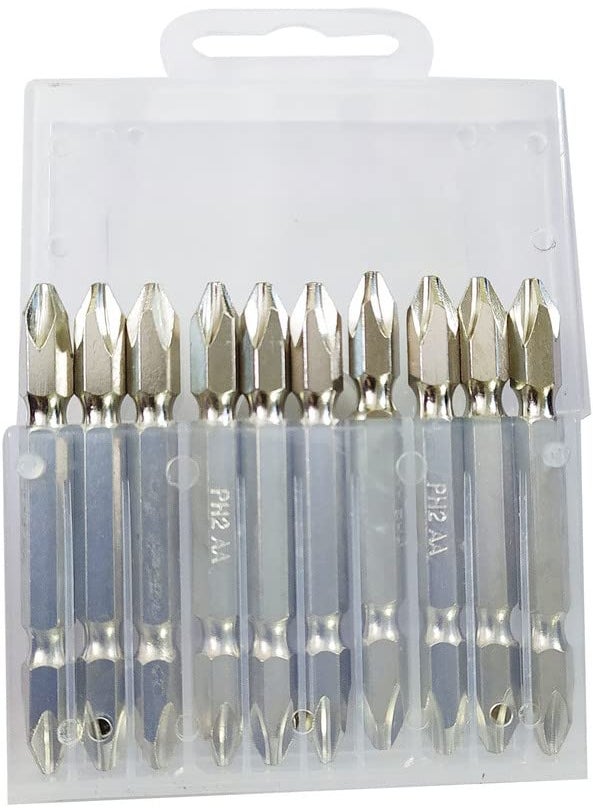 Inditrust - Inditrust NEW Heavy duty Magnetic Screw driver bit set 10pc PH 2 Bit Screwdriver Bit Set - Image 1