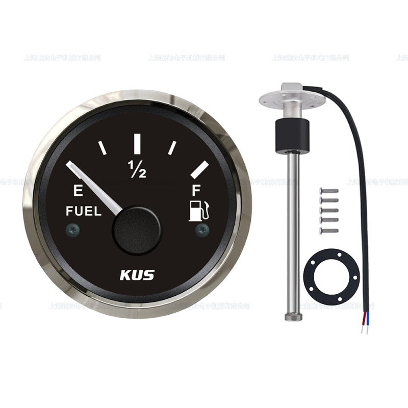 Pointer Oil Gauge 225mm Black IP67 Protection - Accurate Liquid Level Measurement Universal Gauge for Trailers Ships Yachts Automobiles - Image 2