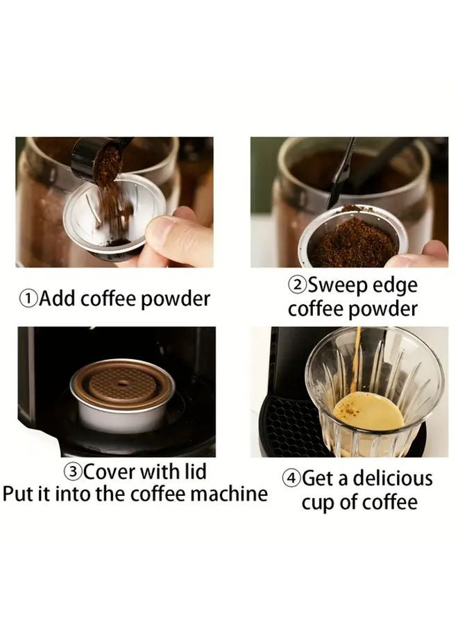 10 قطع قشور كبسولة ألومنيوم قابلة لإعادة الاستخدام مع أغطية سيليكون 5 أونصة لتخزين الطعام - Image 5