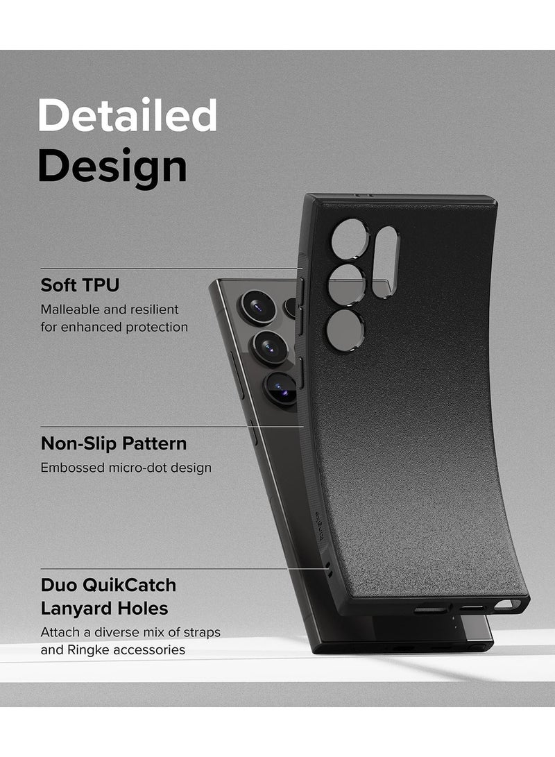 رينجك جراب Onyx متوافق مع هاتف Samsung Galaxy S24 Ultra، متين ومرن ومضاد للانزلاق، حماية من مادة TPU ومضاد للصدمات، غطاء خلفي Samsung S24 Ultra - Image 3