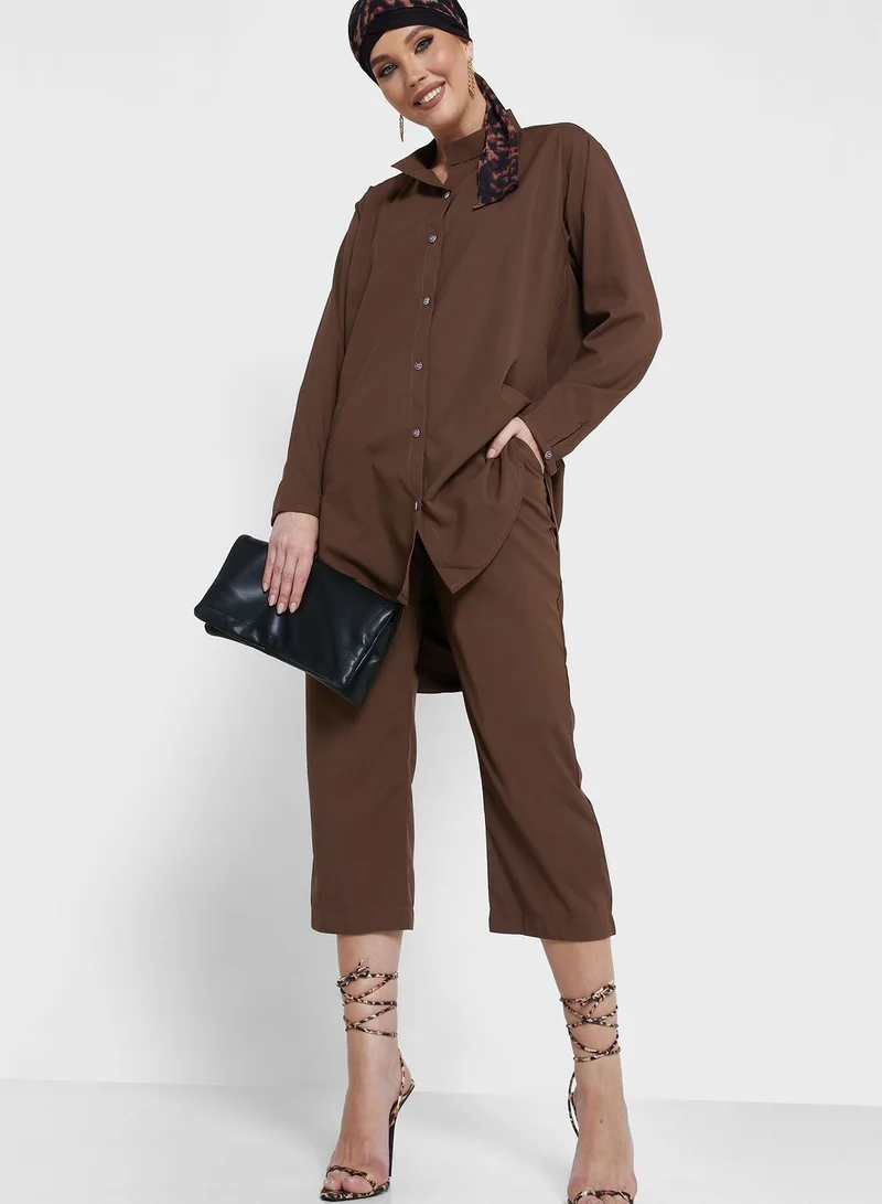 Puff Sleeve Top & Pant Set