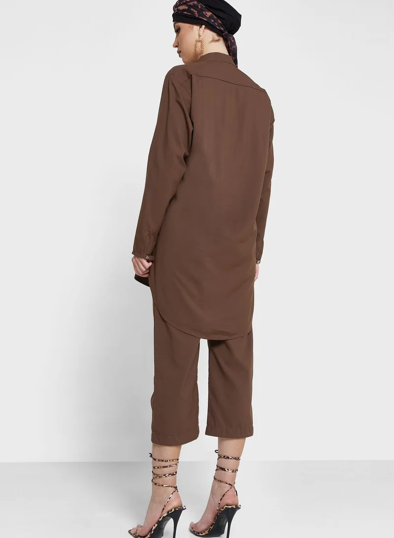 Khizana  Puff Sleeve Top & Pant Set for Women | Best Price UAE
