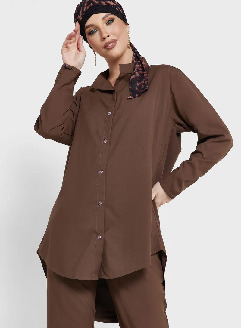 Khizana  Puff Sleeve Top & Pant Set for Women | Best Price UAE