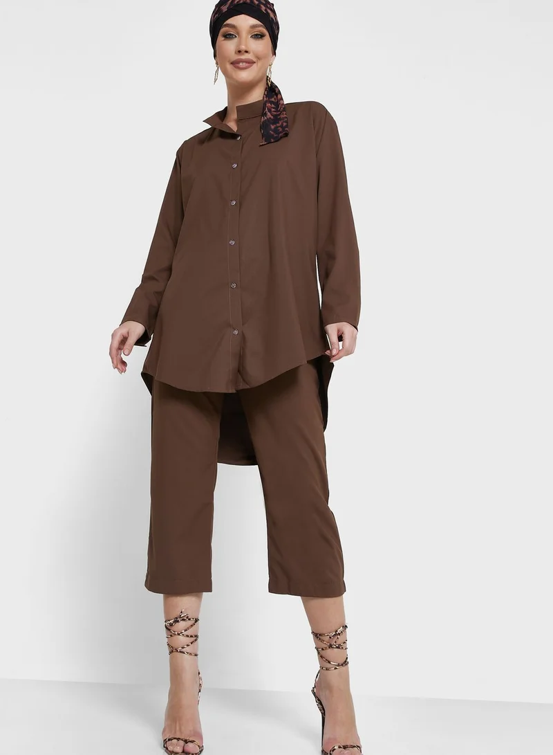 Khizana  Puff Sleeve Top & Pant Set for Women | Best Price UAE
