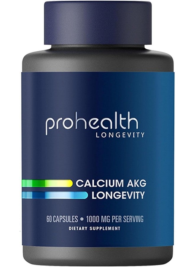 ProHealth, Ca AKG Supplement (Alpha Ketoglutarate) (1,000 mg per 2 Capsule Serving, 60 Capsules). Supports Metabolic Function and Healthy Aging Processes. - Image 1