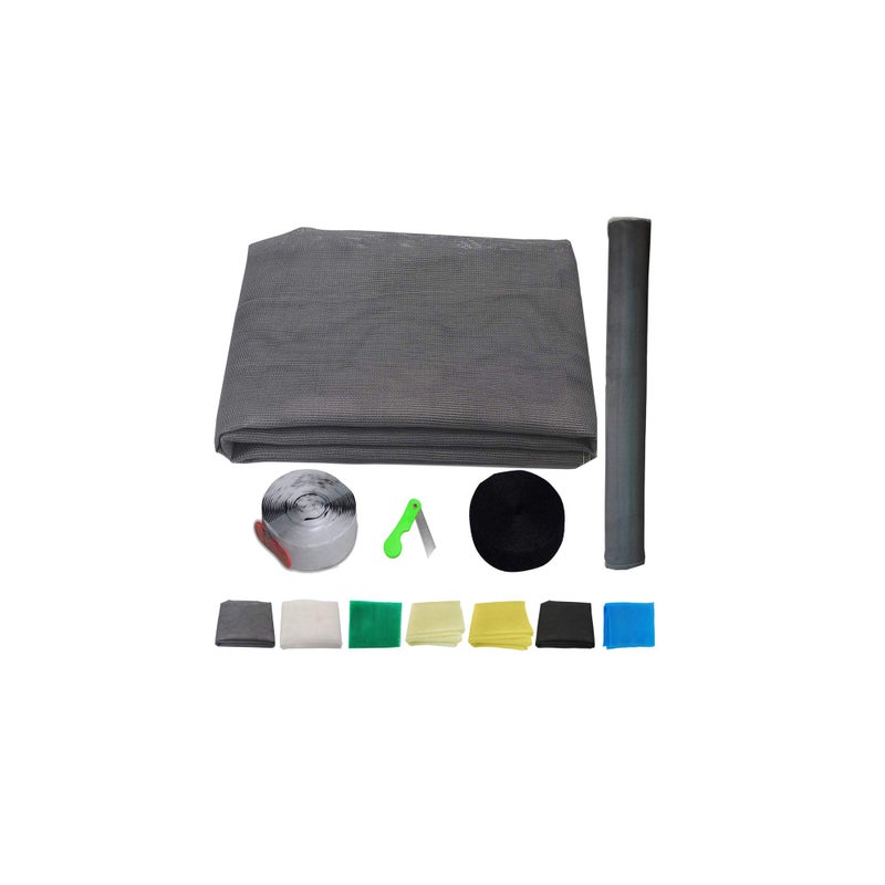 SAI PRASEEDA Mosquito Net for Window with Fiber Glass Mesh 5/6feet(150/180cm) 60/72Incheses 1 Year Guarantee Without Stitched (Grey Color) 200GSM - Image 5
