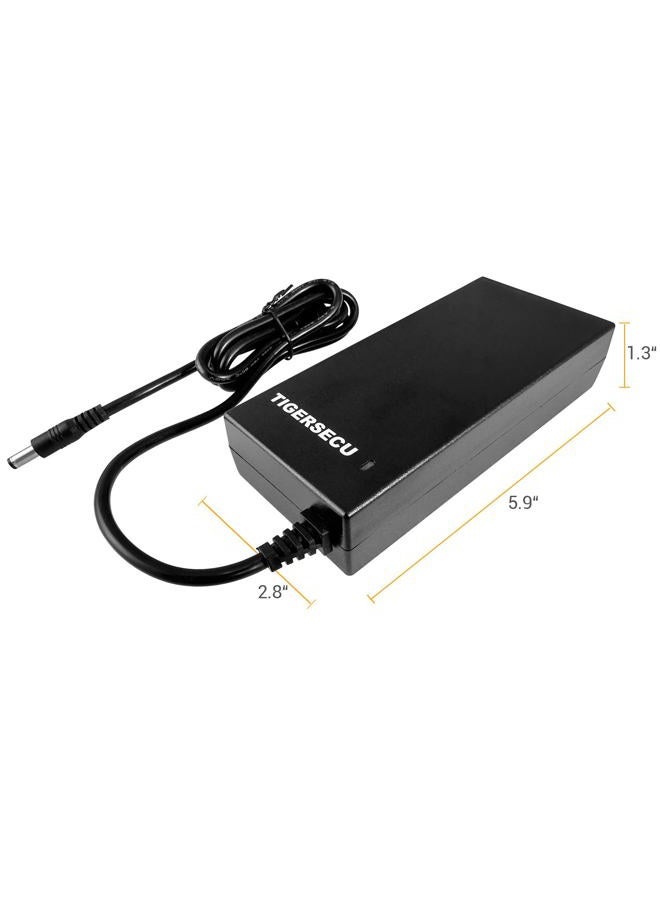 TIGERSECU Security Camera Power Adapter with 9-Way Power Splitter, 12V 8A 100V-240V Power Supply, Compatible with Lorex, Night Owl, Swann Cameras - Image 4