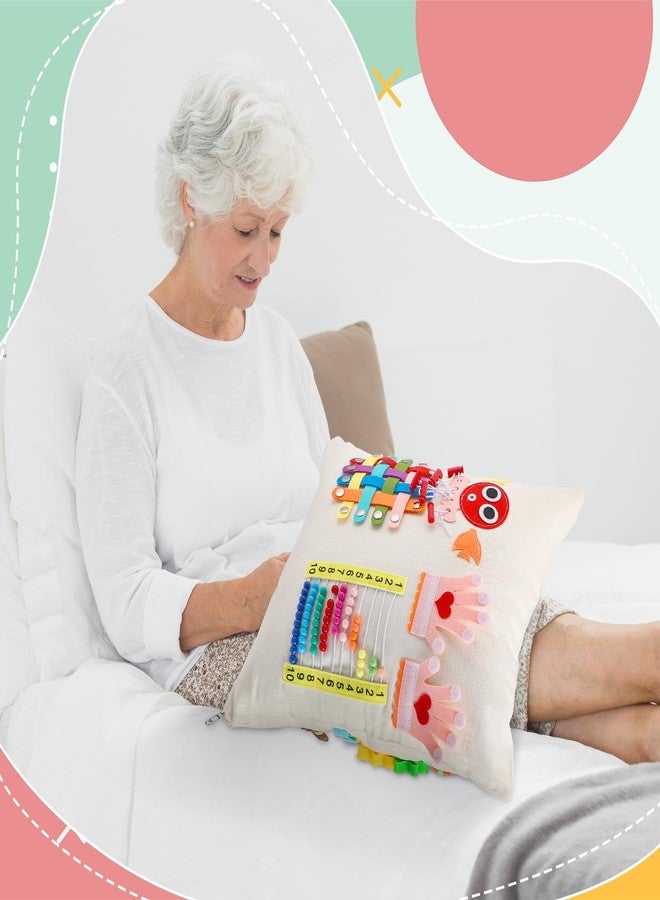 SmoothNovelty Dementia Fidget Toys for Elderly Fidget Pillow Cover for Adults Dementia Products for Elderly Calming & Comforting Activities Sensory Toys Gifts for Autistic - Image 5