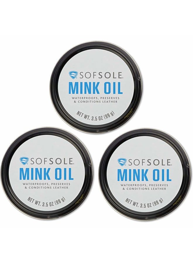 Sof Sole Mink Oil for Conditioning and Waterproofing Leather, Cinder/a, One Size Regular US - Image 1