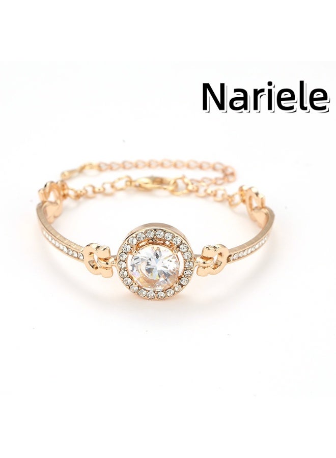Nariele New Versatile And Minimalist Sparkling Diamond Bracelet - Image 1