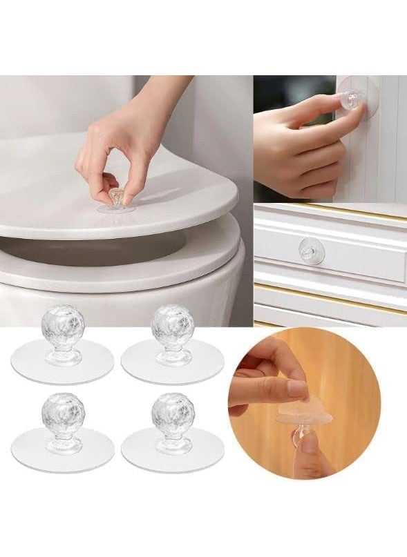 Tanna Enterprise Tanna Enterprise Diamond Crystal Shaped Strong Sticker Sticky Heavy Duty Wall Hooks for Hanging HomeKitchen Bathroom Key Frame Holders Pack of 5  - Image 2
