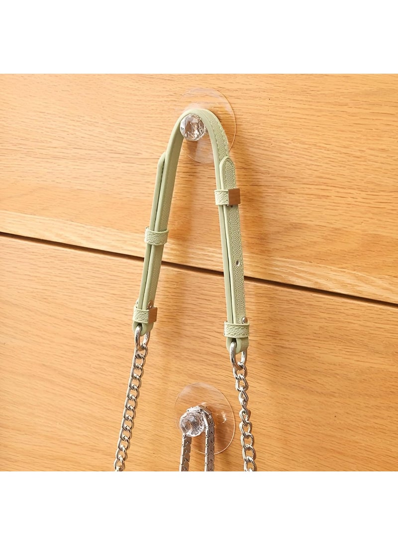 Tanna Enterprise Tanna Enterprise Diamond Crystal Shaped Strong Sticker Sticky Heavy Duty Wall Hooks for Hanging HomeKitchen Bathroom Key Frame Holders Pack of 5  - Image 4