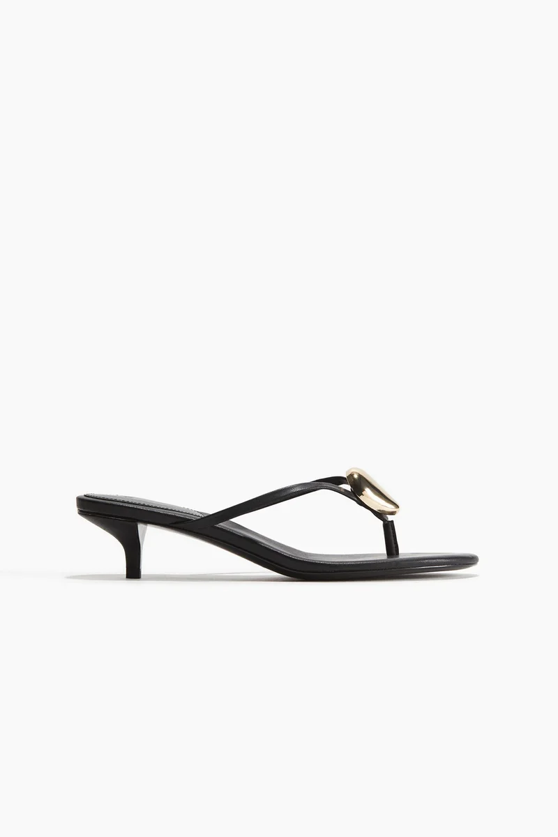 H&M Heeled flip flops