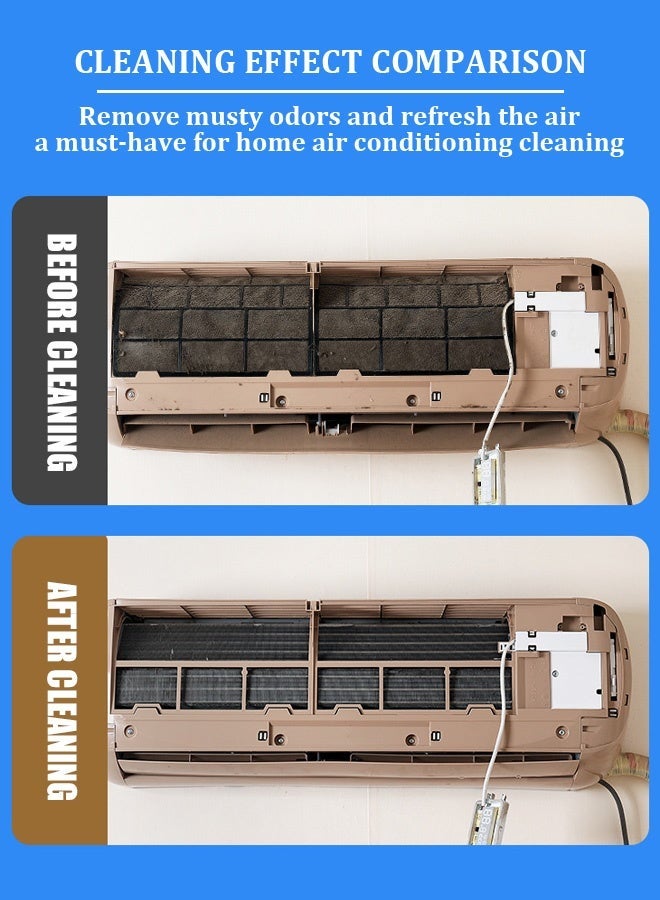 Large Split Air Conditioner Cleaning Cover Bag for 2P-3P AC, Waterproof Dustproof Wall Mounted AC Service Kit with Hose and Spray Bottle - Image 3