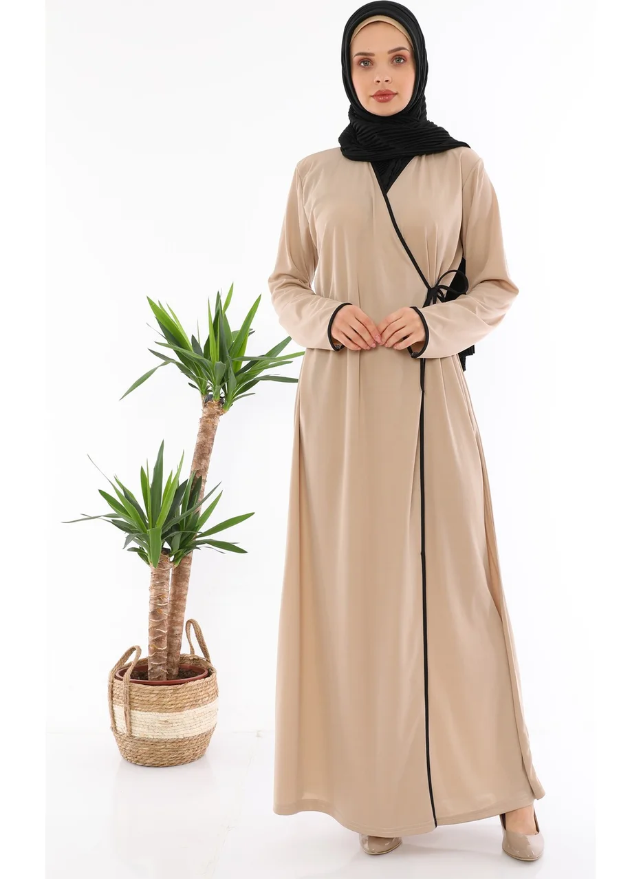 Medipek Side Tied Prayer Dress Mink