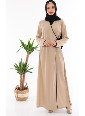 Medipek Side Tied Prayer Dress Mink  - Image 1