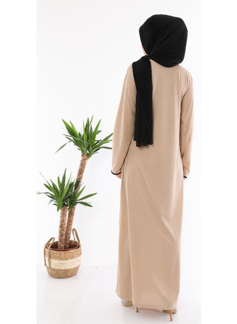 Medipek Side Tied Prayer Dress Mink  - Image 2