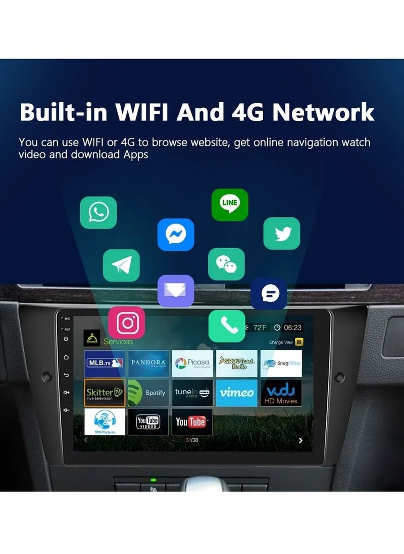 RAYMOS - Android Screen For Toyota Prado 2004 To 2009 4GB RAM Support Apple Carplay Android Auto Wireless QLED Touch Screen AHD Camera Included SIM Card Support - Image 1