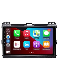 RAYMOS Android Screen For Toyota Prado 2004 To 2009 4GB RAM Support Apple Carplay Android Auto Wireless QLED Touch Screen AHD Camera Included SIM Card Support  - Image 1