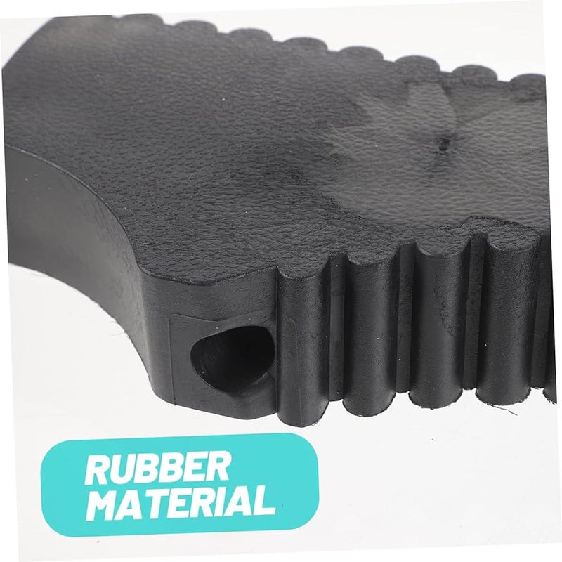 مجموعة وسادة مثبتة للسلم بتصميم مضاد للانزلاق للسلالم المستقيمة القابلة للتمديد سهلة التركيب تعزز السلامة - Image 5