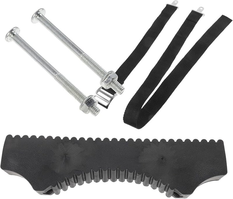 مجموعة وسادة مثبتة للسلم بتصميم مضاد للانزلاق للسلالم المستقيمة القابلة للتمديد سهلة التركيب تعزز السلامة - Image 1