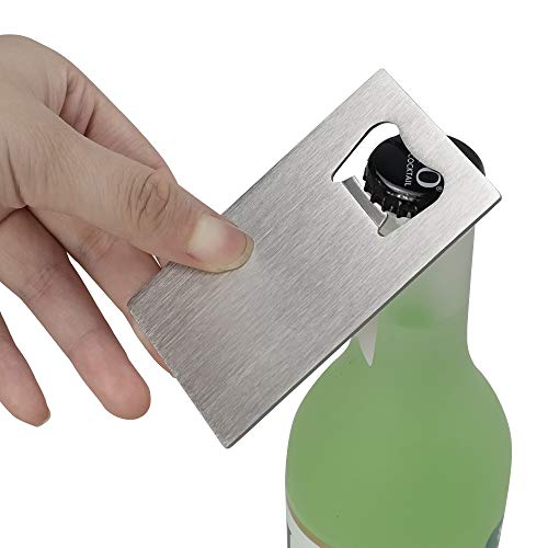 Ramddy Stainless Steel Credit Card Size Beer Bottle Opener 10 Pcs. - Image 5