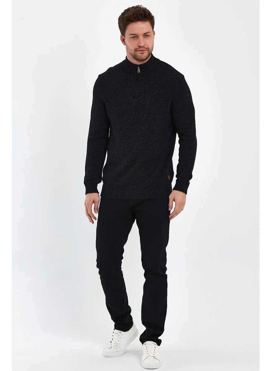 Alexander Gardi Turtleneck Half Zip Sweater (E21-181009)
