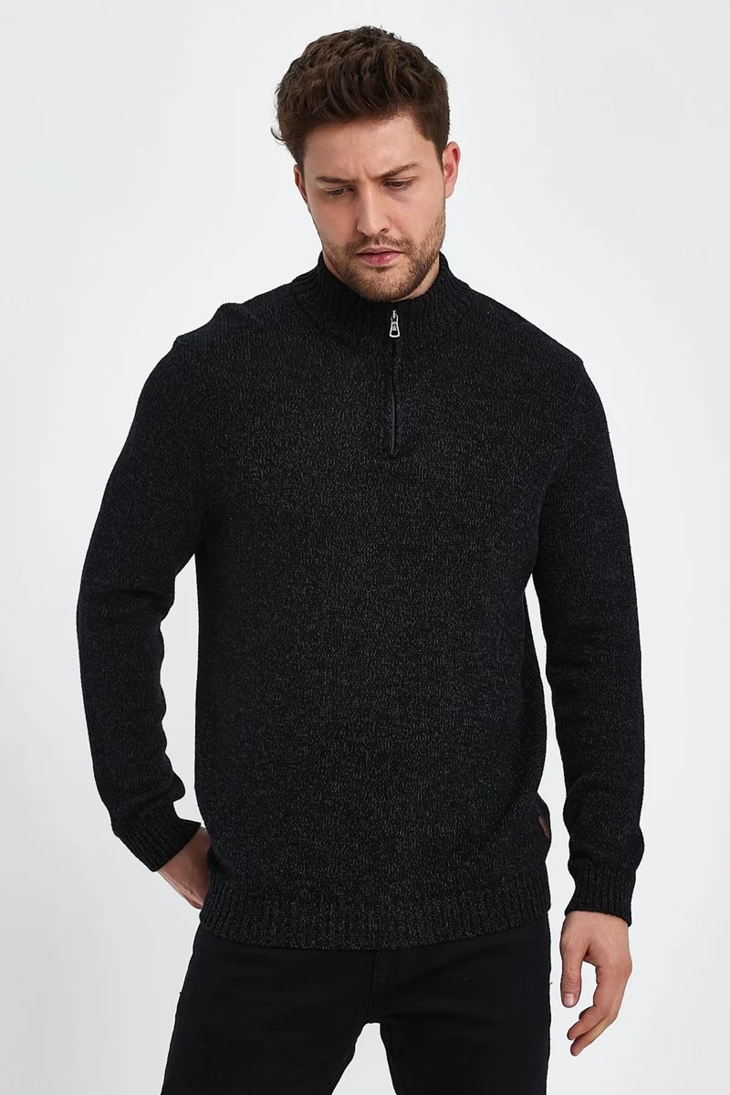 Alexander Gardi Turtleneck Half Zip Sweater (E21-181009)