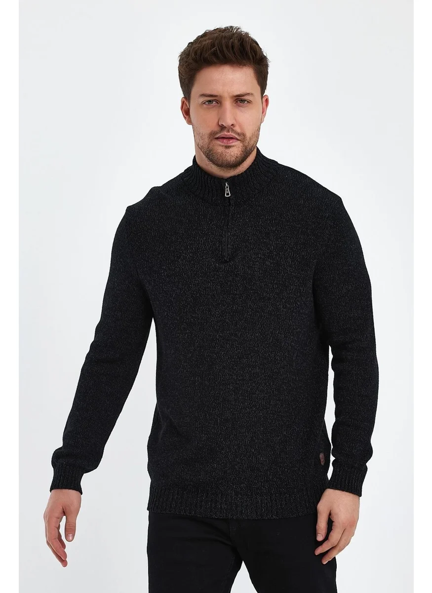 Alexander Gardi Turtleneck Half Zip Sweater (E21-181009)