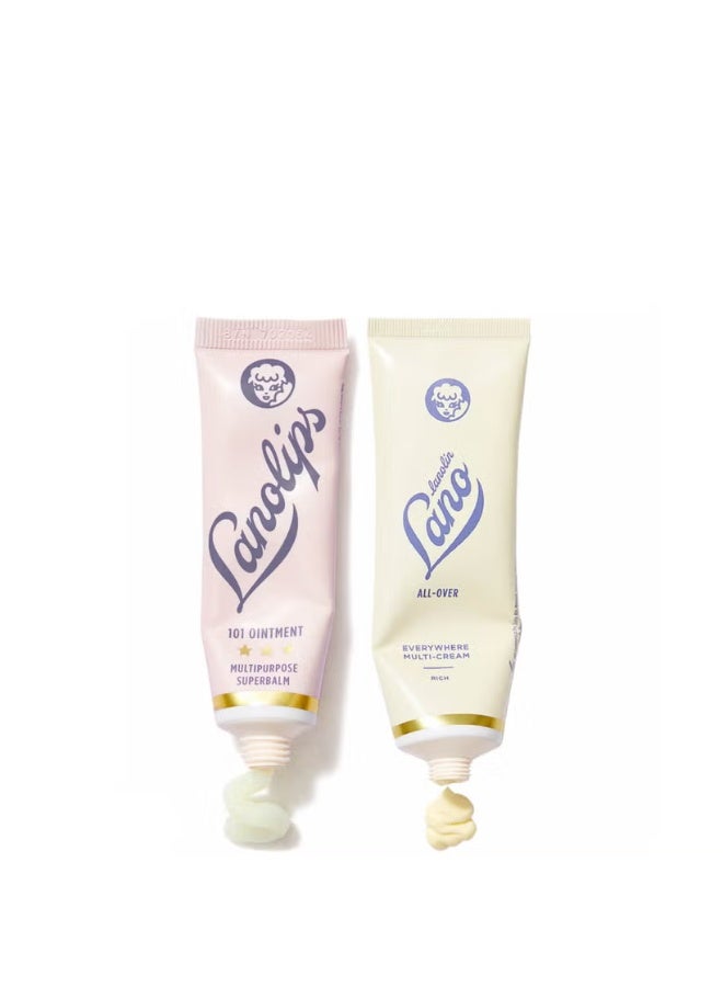 لانو ليبس مجموعة لانوليبس للترطيب اليومي - كريم لانوليبس سوبر بالم آند إيفري وير - Image 4