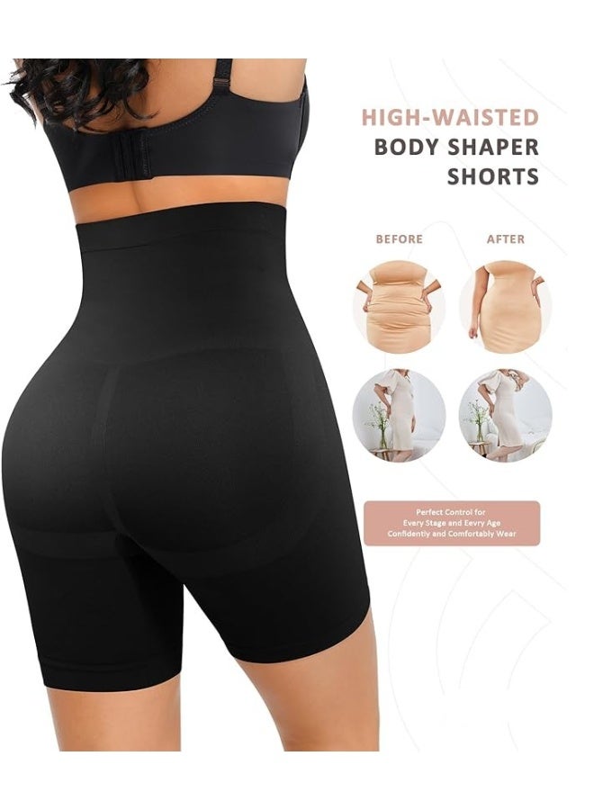 4basix Women’s Tummy Control Shapewear Shorts – Seamless High Waist Body Shaper for Women, Slimming Compression Panty for Waist & Thighs, Invisible Under Dress, Postpartum & Daily Shaping Underwear - Image 3