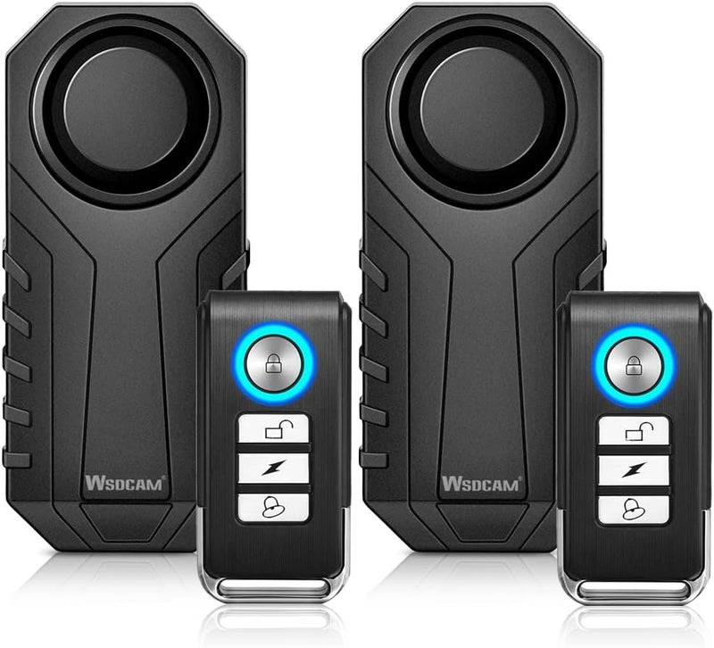 WSDCAM Wireless Bike Alarm System with Remote - Image 1