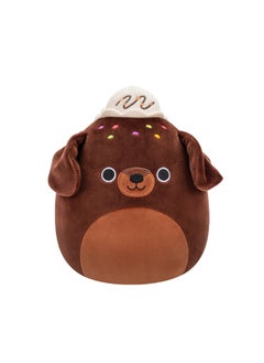 Squishmallows 7.5 inch Little Plush Chico Brownie Chocolate Lab Officially Licensed Kellytoy Plush Toy Colorful Soft Gift for Kids Girls & Boys Washable Squishy Stuff Toy Multicolor All Age  - Image 1