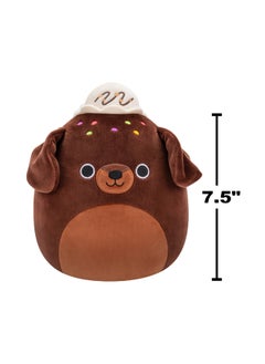 Squishmallows 7.5 inch Little Plush Chico Brownie Chocolate Lab Officially Licensed Kellytoy Plush Toy Colorful Soft Gift for Kids Girls & Boys Washable Squishy Stuff Toy Multicolor All Age  - Image 5
