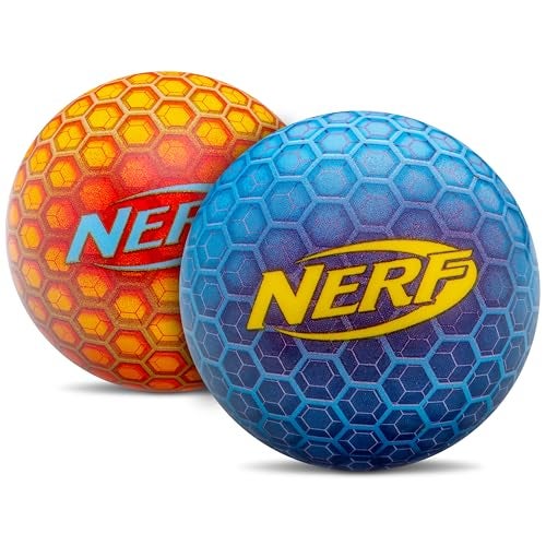 NERF Super High Bounce Ball - 2 Balls Included - Durable and Lightweight for Indoor and Outdoor Fun - Image 1