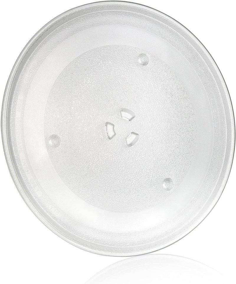 APPLIANCEMATES 11.25" Microwave Glass Turntable Plate Replacement for GE and Samsung- 11 1/4" Microwave Glass Turntable Tray Replaces ME16K3000AS, ME17R7021ES, WB49X10097,WB39X0078,WB49X10034 by - Image 1
