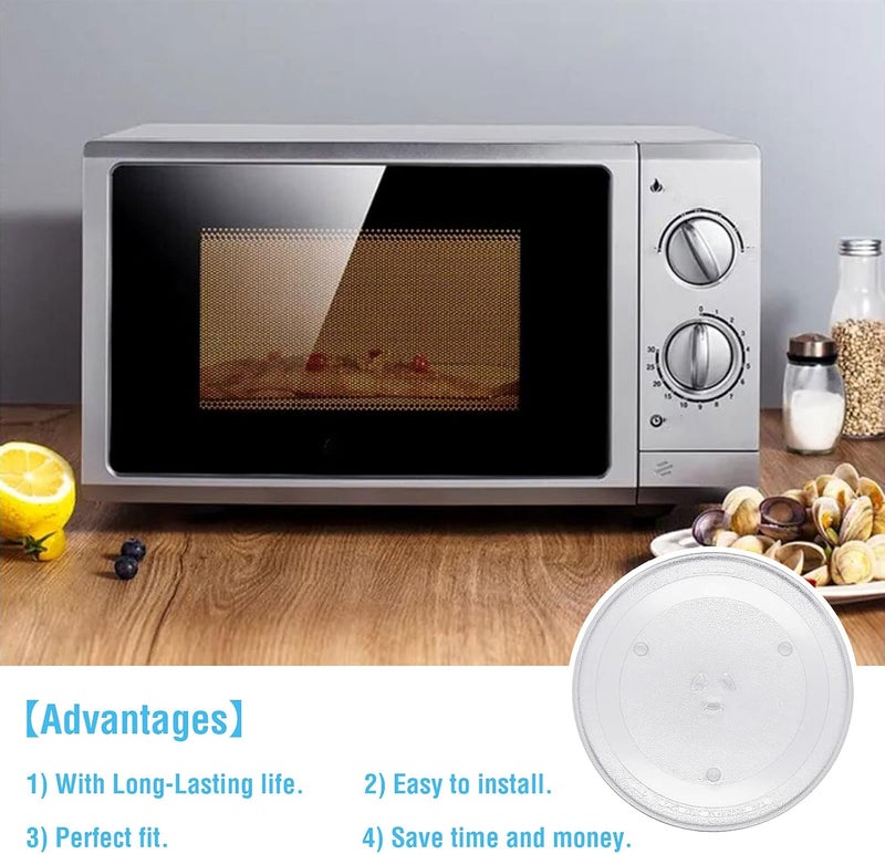 APPLIANCEMATES 11.25" Microwave Glass Turntable Plate Replacement for GE and Samsung- 11 1/4" Microwave Glass Turntable Tray Replaces ME16K3000AS, ME17R7021ES, WB49X10097,WB39X0078,WB49X10034 by - Image 5
