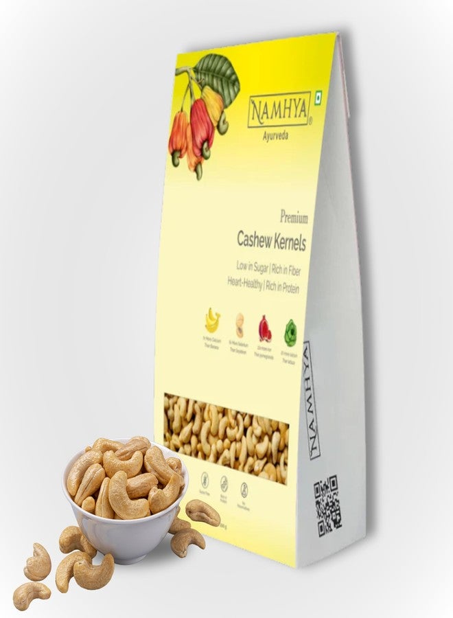 Namhya - Premium Whole Cashew Kernels | Kaju Rich in Protein, Boosts Energy & Heart Health - Cashew Kernels - 100% Natural, Gluten-Free, No Preservatives - For Snacking & Nutrition (500 g) - Image 1
