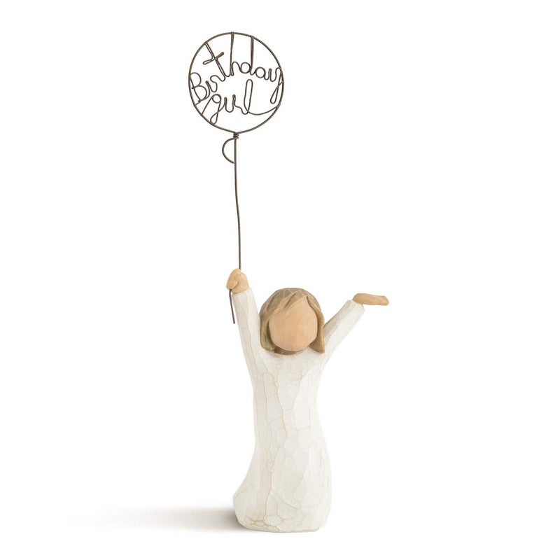Willow Tree Willow Tree Birthday Girl Celebrate Your Day A Gift to Celebrate a Special Day or Encourage and Support Individuality Sculpted HandPainted Figure 