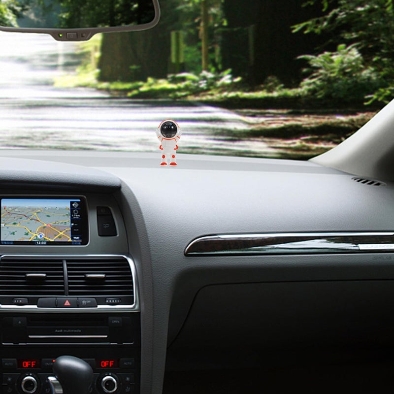 Orange Car Dashboard Compass Portable Navigation Direction Tool For Outdoor Vehicle Use - Image 5