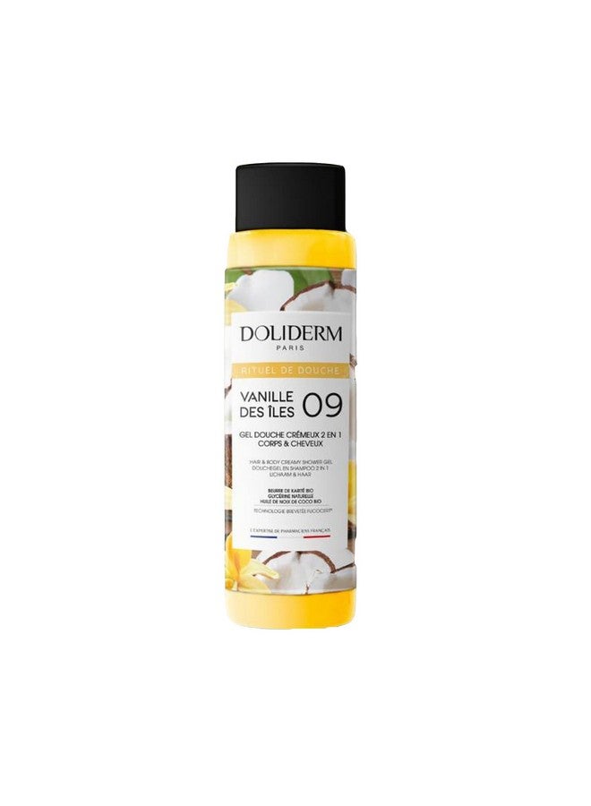Doliderm Paris - Creamy Shower Gel, 3.38 Fl Oz (Island Vanilla) - Travel Size - Image 1