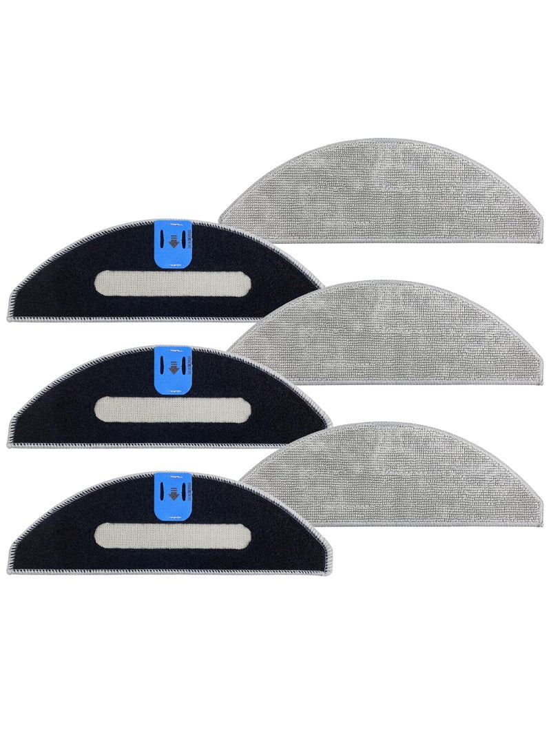 Excefore - 5 Pack i5 Replacement Mop Pads Washable and Reusable Mop Pads Premium Microfiber Mop Pads Replacement for iRobot Roomba Combo i5 i5+ j5 j5+ Robot Vacuum Cleaner Eco Friendly and Reusable - Image 1