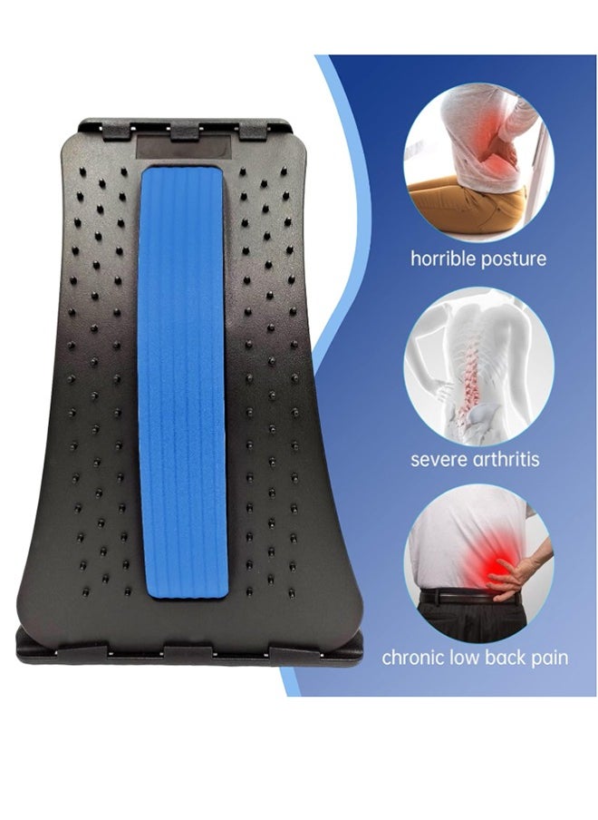 ZCM-HAPPY Lumbar Magic Stretcher Back Massager – Ergonomic Design with Adjustable Intensity for Back Pain Relief and Posture Enhancement  - Image 4