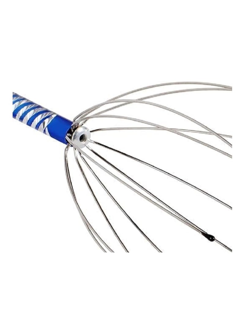 جهاز تدليك يدوي لفروة الرأس والرقبة واسترخاء العضلات، فضي - Image 4