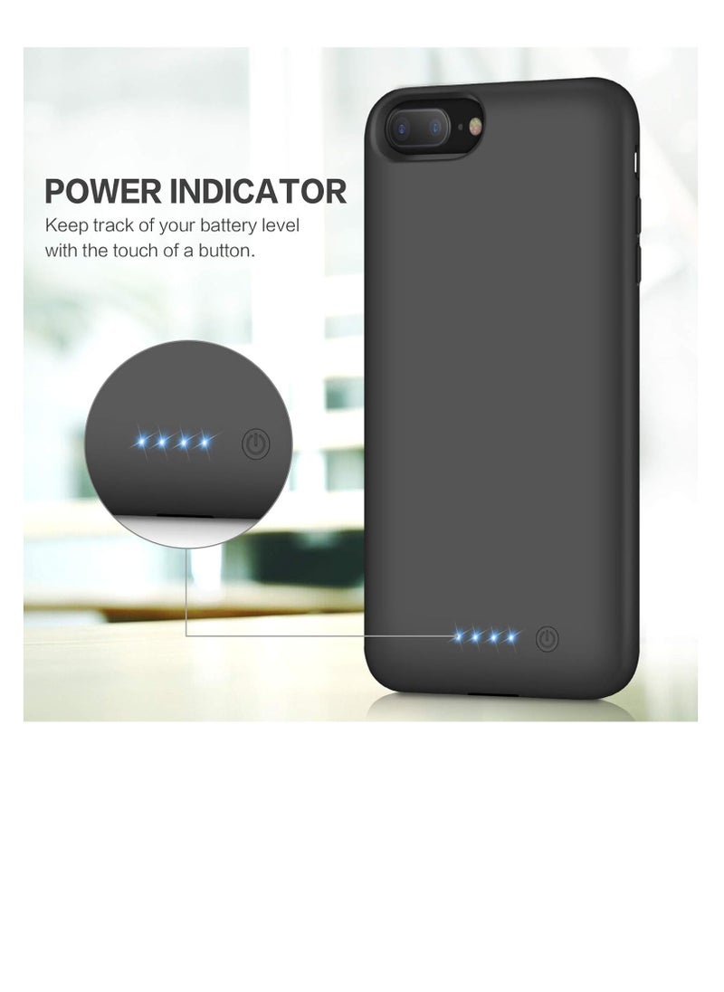 Zexen - Battery Case for iPhone 6 Plus 7 Plus 8 Plus 4000mAh Rechargeable Charging Case for iPhone 6Plus Battery Pack Apple 6 Plus Portable Power Bank 7Plus 8Plus - Image 1