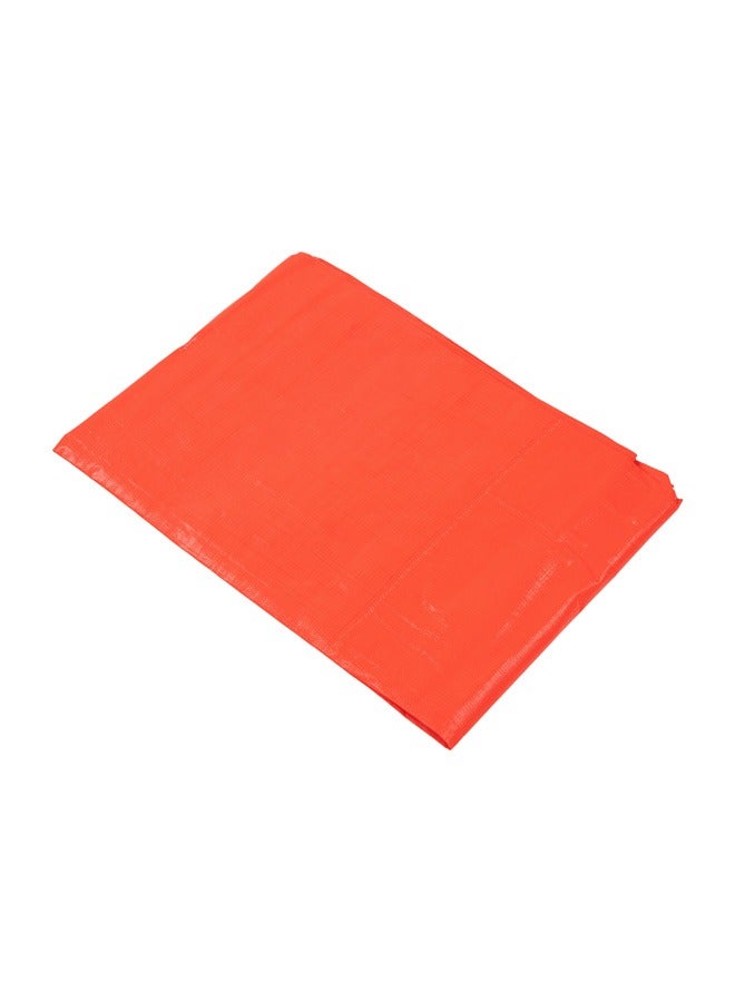 AL SANIDI Tarpaulin plastic sail waterproof dust cover, Garden Furniture Cover, Orang, Size 3* 4 yard - Image 1