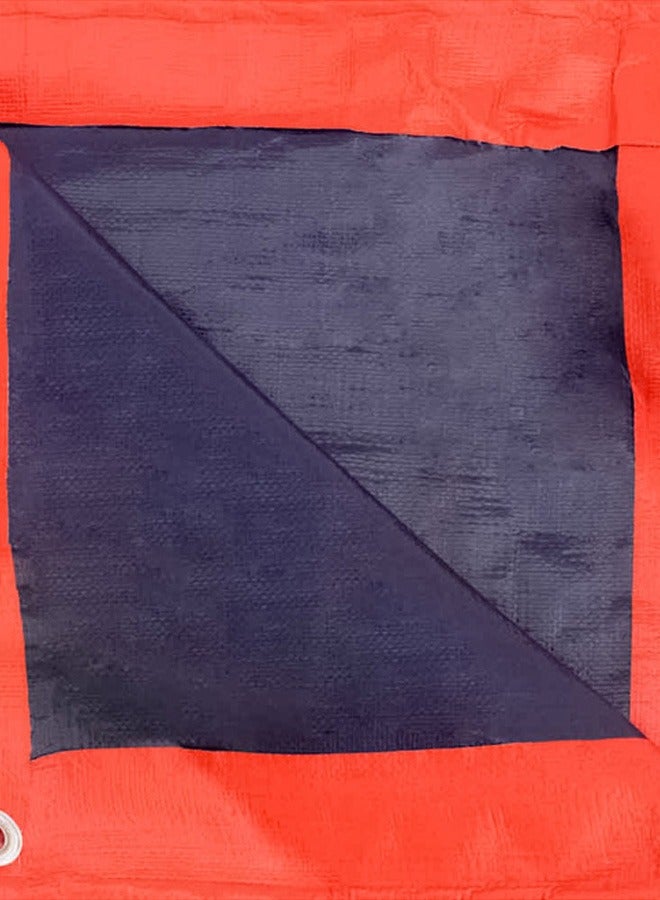 AL SANIDI Tarpaulin plastic sail waterproof dust cover, Garden Furniture Cover, Orang, Size 3* 4 yard - Image 4