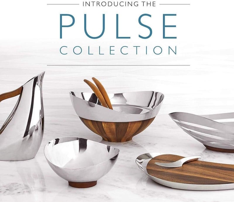 Nambe Pulse Collection Nut Bowl | Snack Serving Bowl for Peanuts Pistachios Cherries Edamame Fruits Candy Appetizer Snacks Olives and Salsa | Dishwasher Safe | Designed by Sena - Image 2